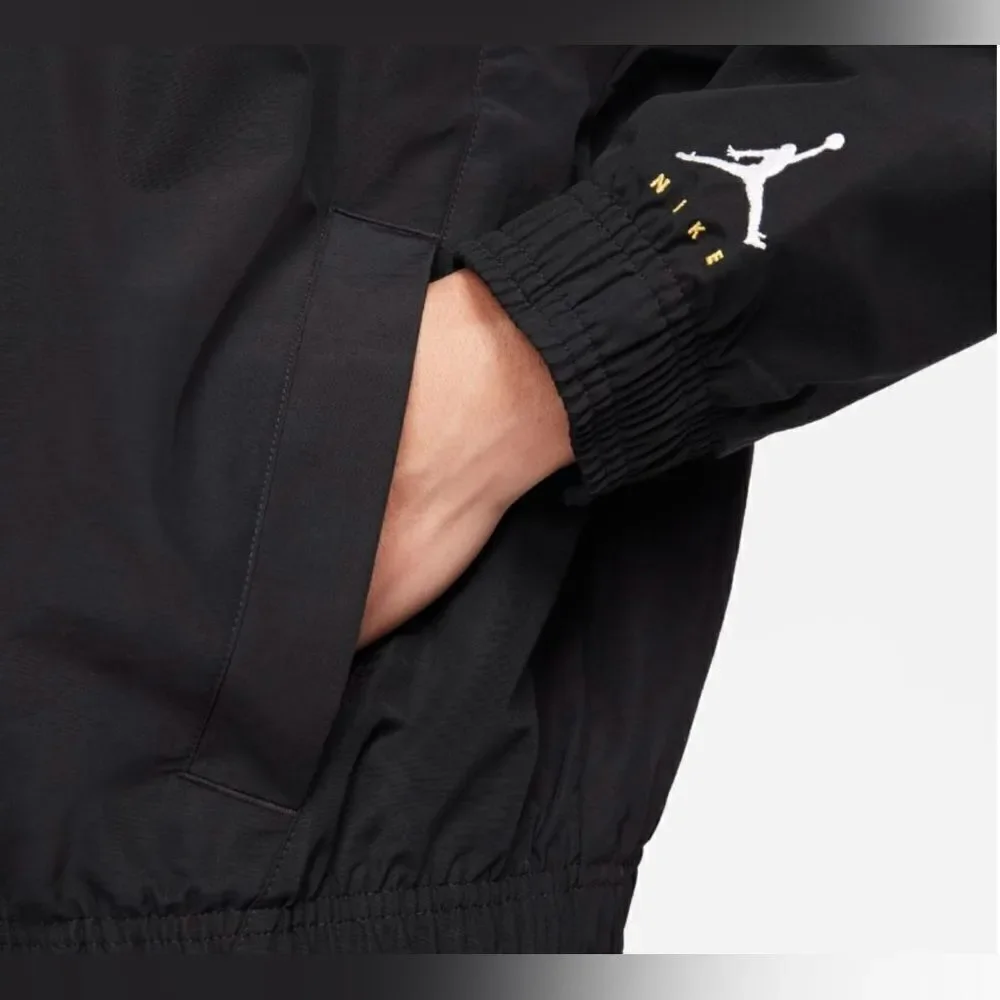 Nike Air Jordan Jumpman Full Zip Windbreaker Jacket Black